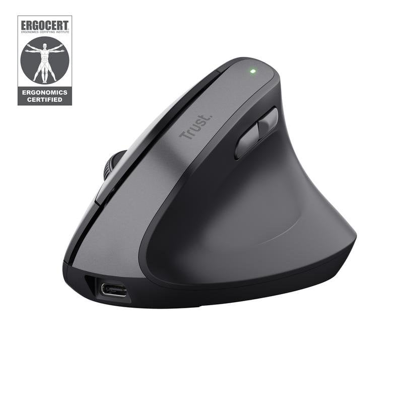 Souris Trust Yuno USB Type-A 2400 DPI Design Vertical Noir 6 Boutons