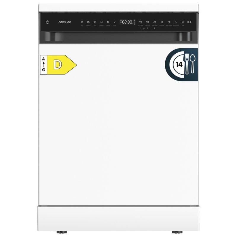 Lavavajillas Cecotec Bolero Aguazero 6205 13 cubiertos D Inverter Plus Duo Panel Touch
