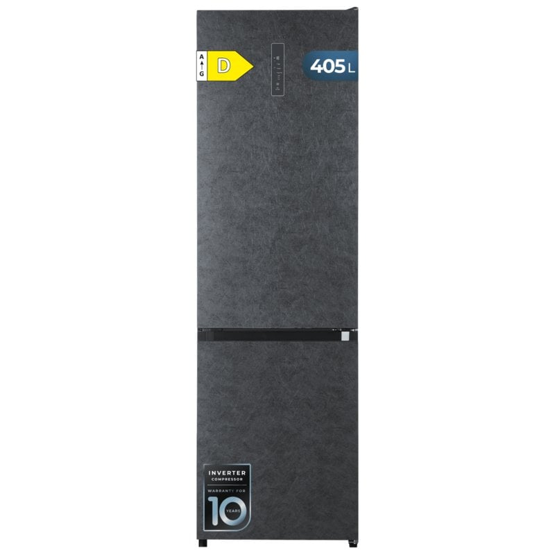 Frigorífico Combi Cecotec Bolero CoolMarket Onyx Stone Total No Frost 185cm 405L D Onyx Stone