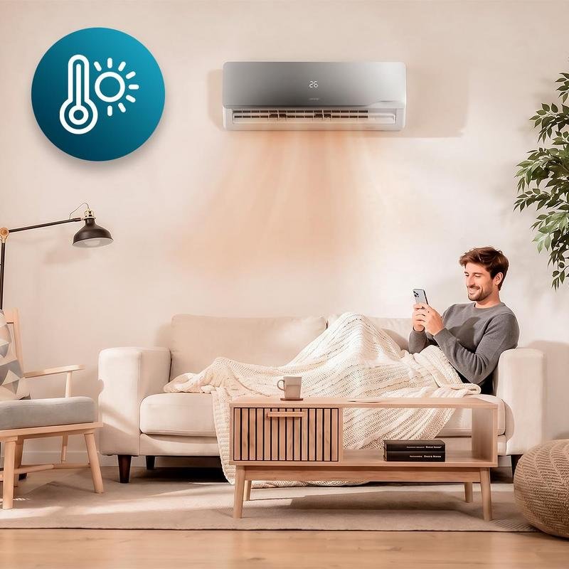 Ar Condicionado Split Cecotec AirClima 12000 Wind Connected 12.000 BTU A+++ Inverter Quente e Frio WiFi