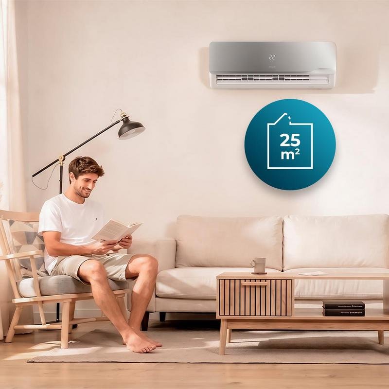 Ar Condicionado Split Cecotec AirClima 12000 Wind Connected 12.000 BTU A+++ Inverter Quente e Frio WiFi