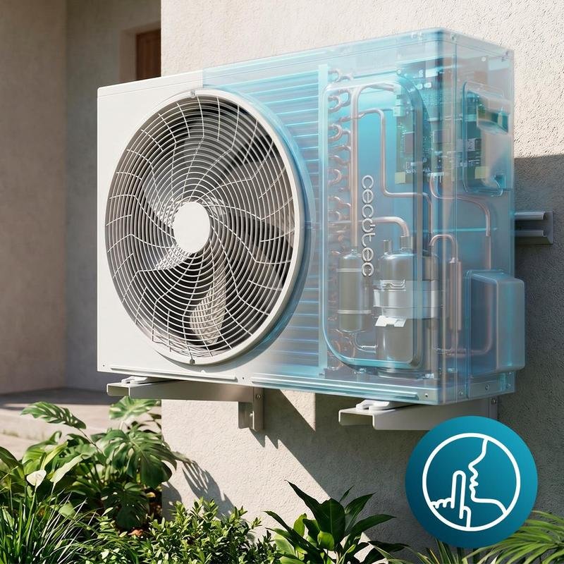 Ar Condicionado Split Cecotec AirClima 12000 Wind Connected 12.000 BTU A+++ Inverter Quente e Frio WiFi