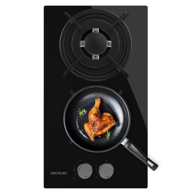 Placa de gas Cecotec Bolero Squad GN 2200S Negro de Cristal