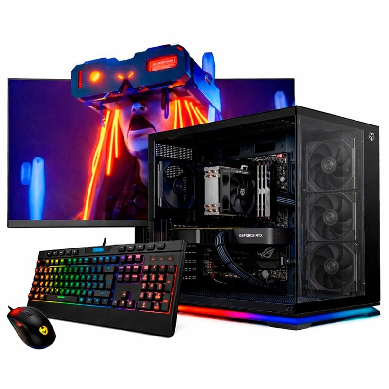 PC Sobremesa NeoPC Ryzen 7 5700X 8GB 240GB SSD RTX 5050 Windows 11 Monitor 27"