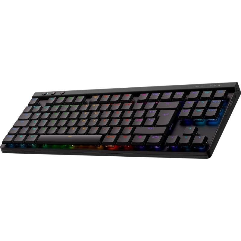 Clavier Logitech G515 LIGHTSPEED TKL AZERTY Français Noir RGB