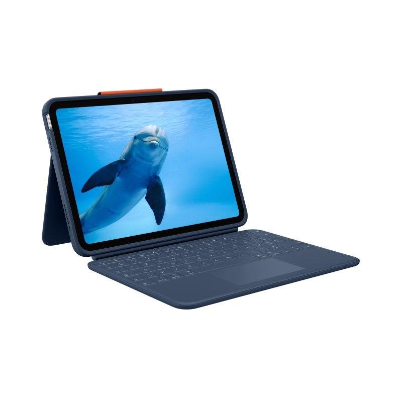 Logitech Rugged Combo 4 Touch Clavier et étui avec trackpad Apple Smart connector pour Apple 10.9 inch iPad 10ème génération - vue 6