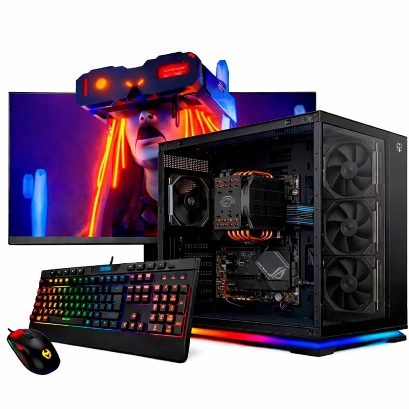 Desktop NeoPC Galaxy AMD Ryzen 7 5700G 8GB Windows 11 Pro 480GB SSD Caixa preta