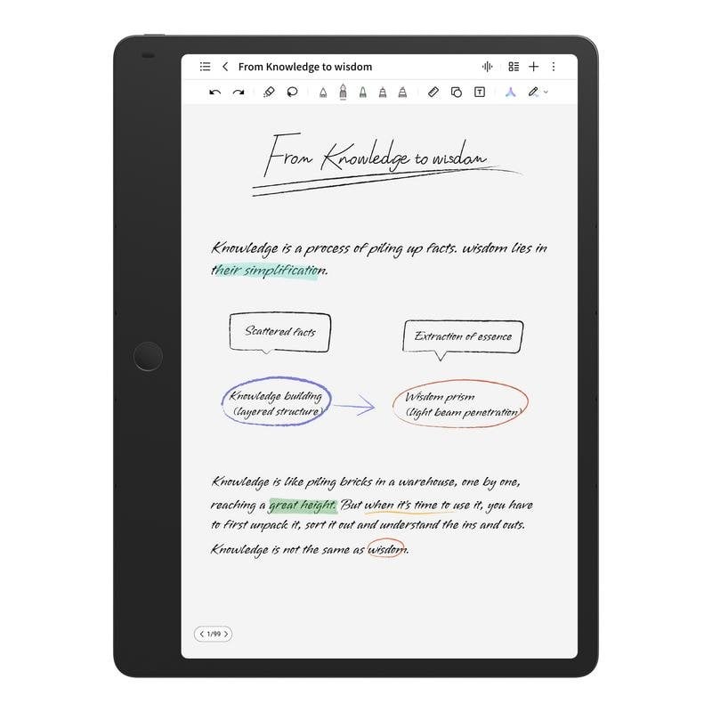 Tablet TCL NXTPAPER Note A1 WiFi 11,5" 8GB 256GB Gris Stylus Pen
