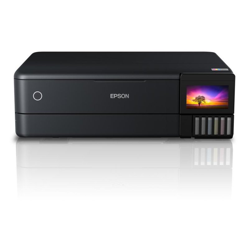 Multifunções Epson L8180 EcoTank Jato de Tinta Cor WiFi Duplex A3+ Preto
