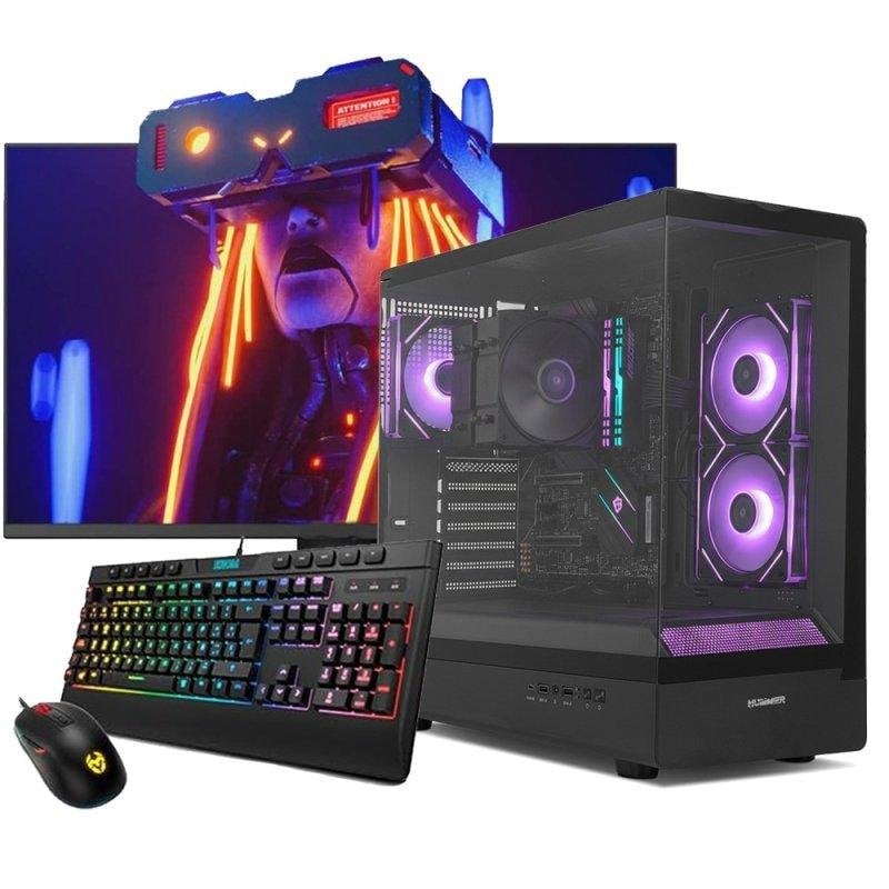 Desktop NeoPC Ryzen 9 5950X 32GB Windows 11 Pro 1TB NVMe RX 9060XT 27" Full HD
