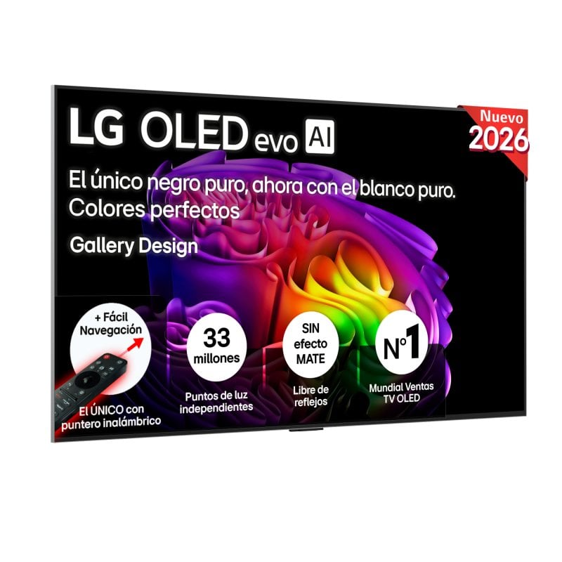 TV LG OLED evo OLED55G64LW 55" 4K UltraHD 120Hz Smart TV WebOS HDR10 Dolby Vision