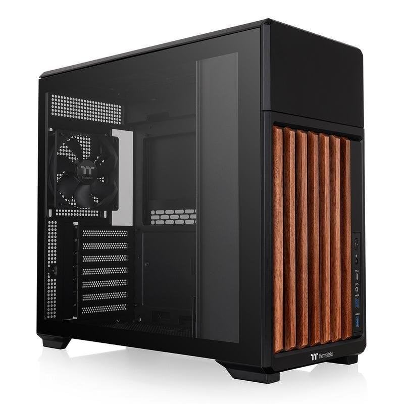 Caixa Thermaltake TR300 WS Mid-Tower Noire com Frente em Madeira e Vidro Temperado