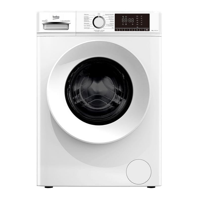 Frontlader-Waschmaschine Beko B100 B1XW864WSPT 8 kg 1400 U/min A Inverter Weiß