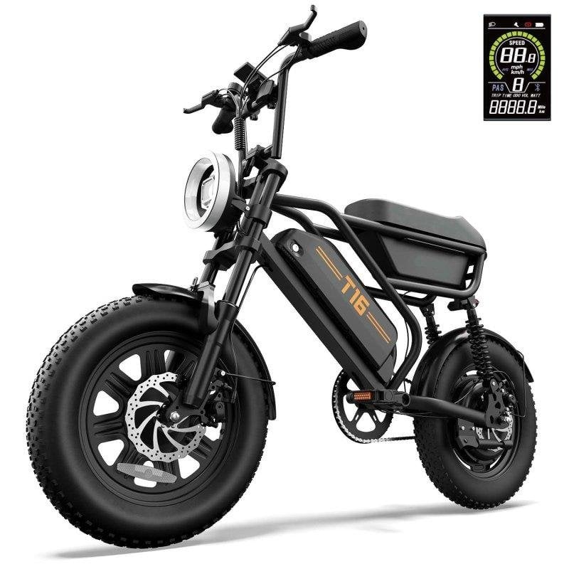 Bicicleta Eléctrica Urlife T16 500W 48V 13Ah 16" Negro