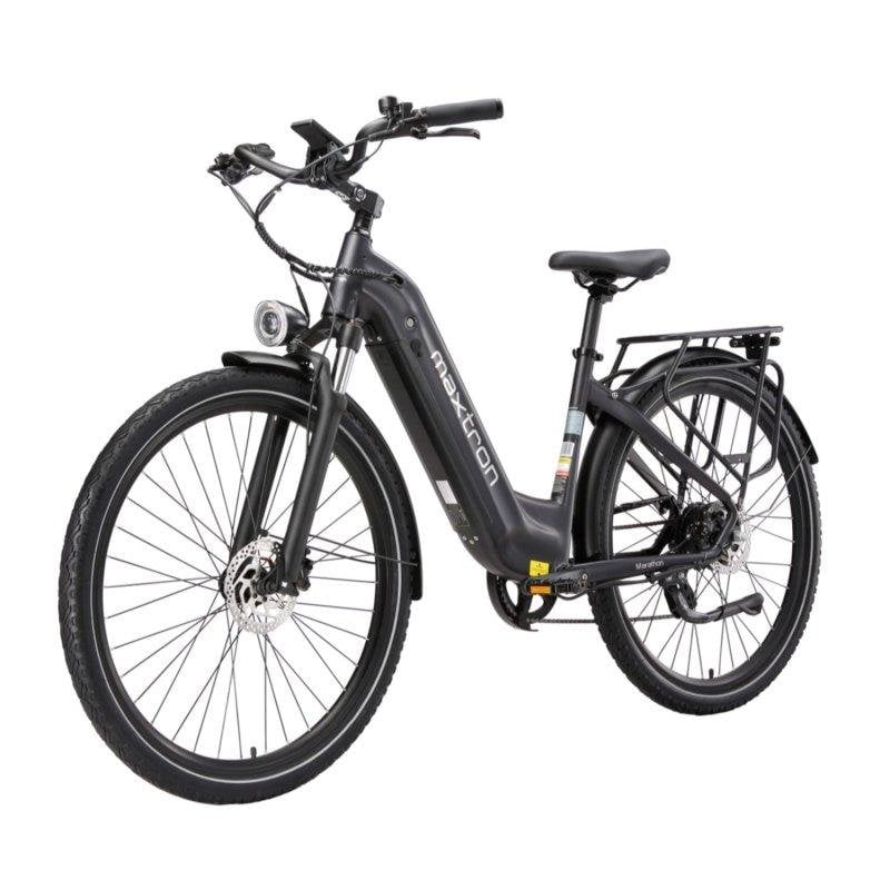 Vélo Électrique Maxturn Marathon 250W 36V 27.5" Freins à Disque Hydrauliques Violet