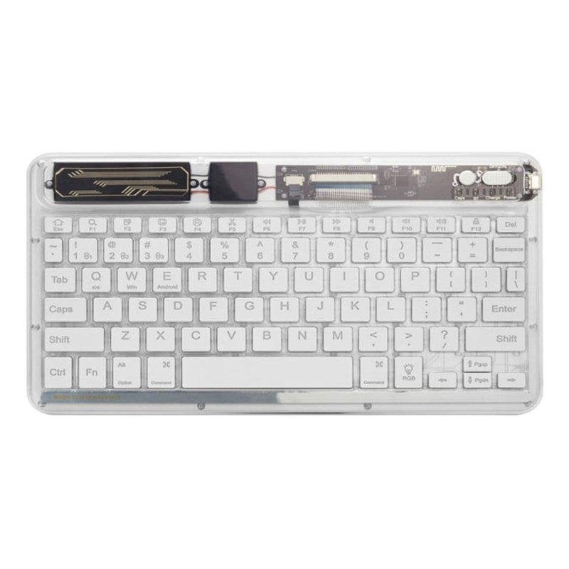 Clavier Royal Bailey XK030D Bluetooth Blanc QWERTY ultrafin léger