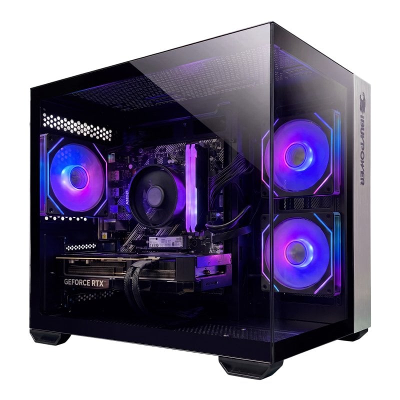 Desktop PC IBUYPOWER Fighter Warborn Plus AMD Ryzen 5 5500 32GB 500GB SSD RTX 5060 Windows 11