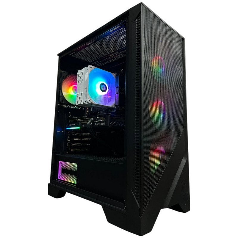 PC Sobremesa PCGAM Gaming Valencia Ryzen 5 7600X 32GB 1TB SSD RX 9060 XT Windows 11 Pro