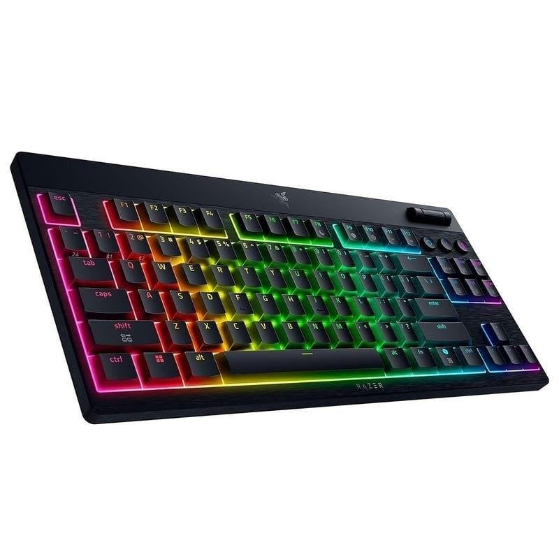 Clavier Gaming Razer BlackWidow V4 TKL – Sans Fil, HyperSpeed, Switches Orange - vue 2