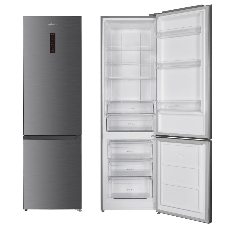 Frigorífico Combi Edesa EFC-20320 NF EX No Frost 201 cm 326 L E Acero inoxidable