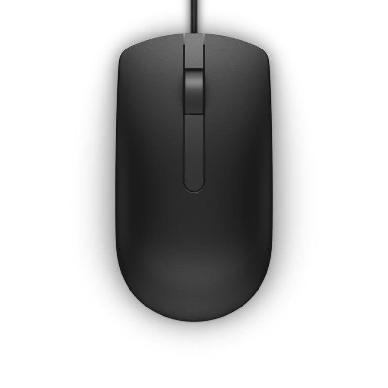 Ratón Dell MS116 con cable 1000 DPI negro ambidiestro básico