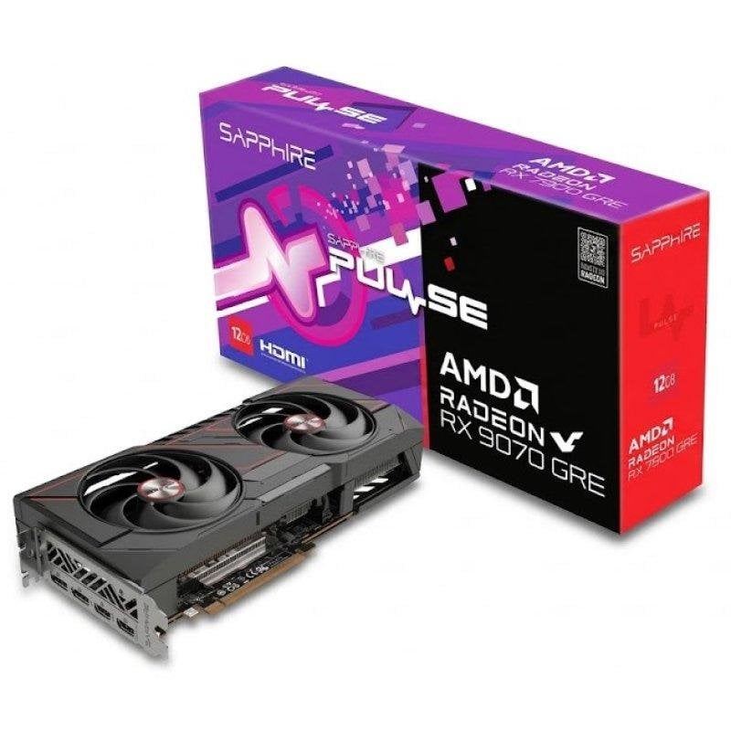 Tarjeta Gráfica Sapphire Radeon RX 9070 GRE OC 12GB GDDR6 Dual-X RDNA 4