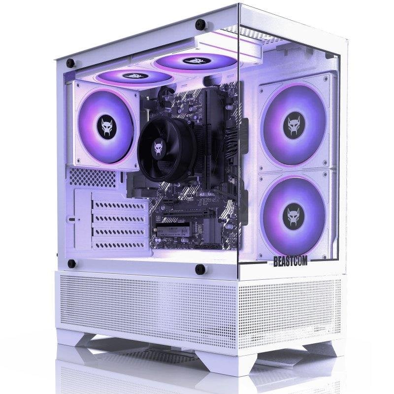PC Sobremesa BEASTCOM Q3 AMD Ryzen 7 5800X 16GB 512GB SSD Vega Radeon Windows 11 Pro RGB WiFi