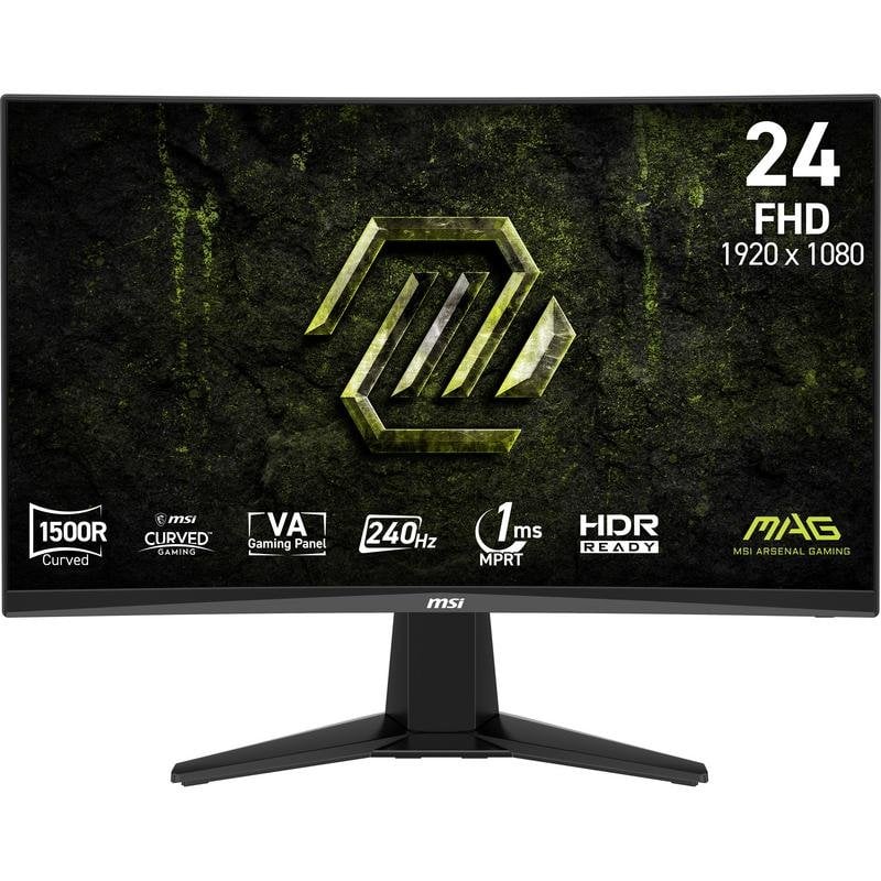 Monitor MSI MAG 245C X24 23,6" FullHD 240Hz VA Curvo HDR10 Antirreflejo