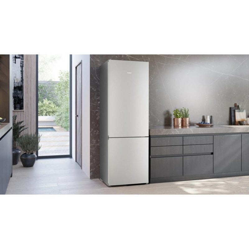 Réfrigérateur combiné Siemens iQ300 KG49NVIDG réfrigérateur congélateur Pose libre 440 Acier inoxydable