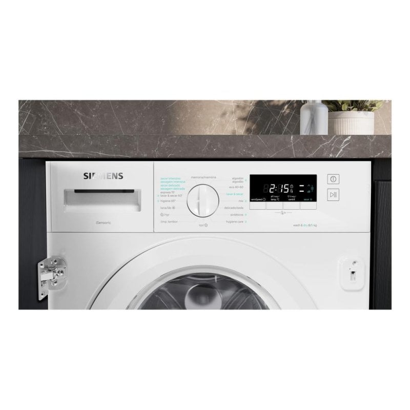 Lavasecadora Siemens 8kg A WK14D260ES avec moteur iQdrive et autoDry