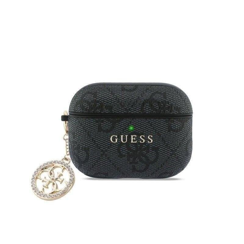 Funda Guess para AirPods 3 Negra con Estampado Clásico