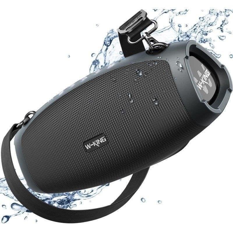 Altavoces W-King Bluetooth portátiles 120W con batería externa y resistencia IPX6
