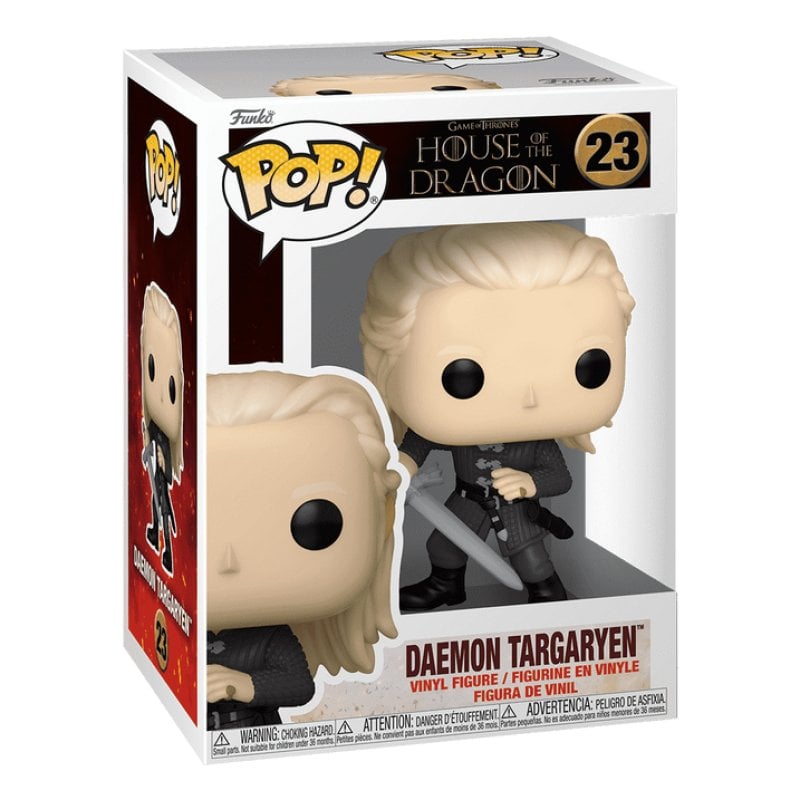 House of the Dragon Figurine POP! Daemon Targaryen 9 cm - vue 3