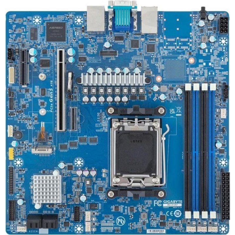 Placa Base Gigabyte MC13-LE2 AMD B650E AM5 DDR5 Micro ATX USB-A RJ45
