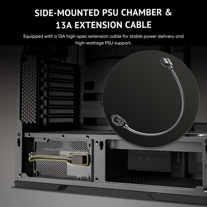 Caixa de Computador Caixa PC Antec C6 Curve Air Midi Tower ATX
