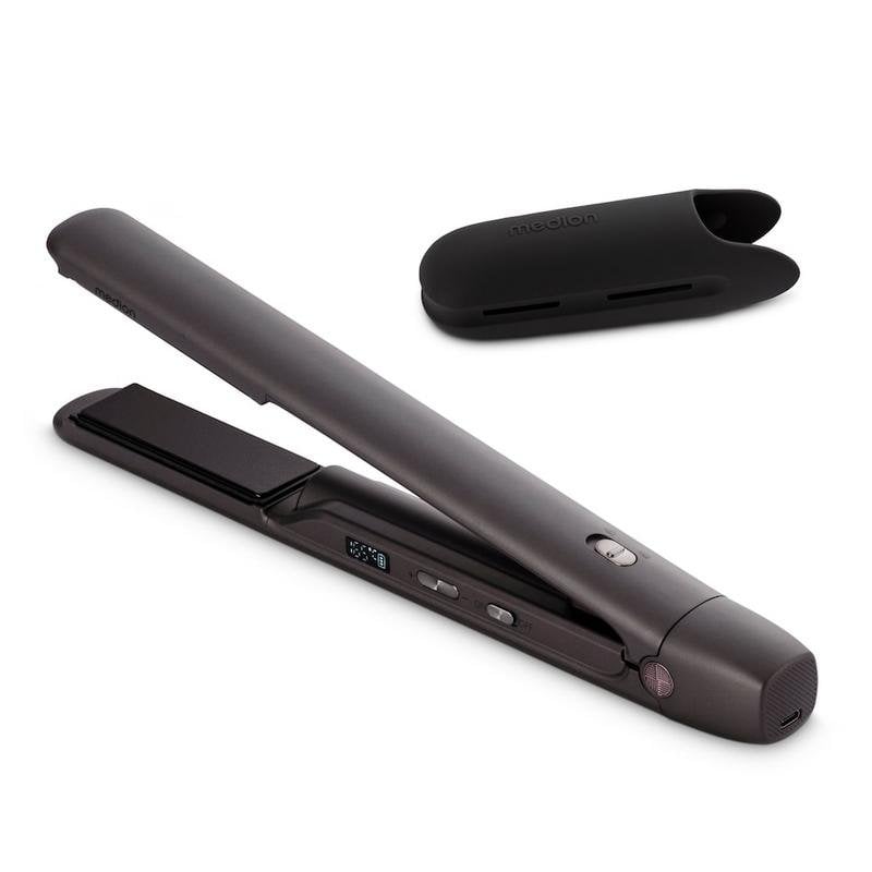 Lisseur Céramique/Titane Sans Fil Medion LIFE HS2 210ºC 5 Réglages Arrêt Automatique Noir