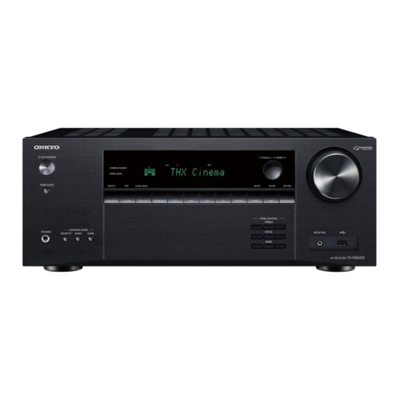 Onkyo TX-NR6100 Récepteur AV Surround 210W 7.2 Canaux Dolby Vision HDR10+ RCA