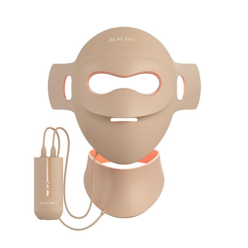 Beautifly Masque Facial LED Anti-rides Reaffirmant avec Phototherapie et Magnetotherapie