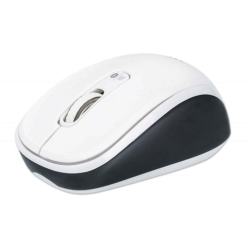 Ratón Manhattan 179645 Bluetooth 4.0 1600 DPI Negro Blanco Dual Mode
