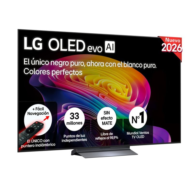 TV LG OLED evo AI OLED65C64LA 65" 4K UltraHD 120Hz Smart TV WebOS HDR10 Dolby Vision Atmos