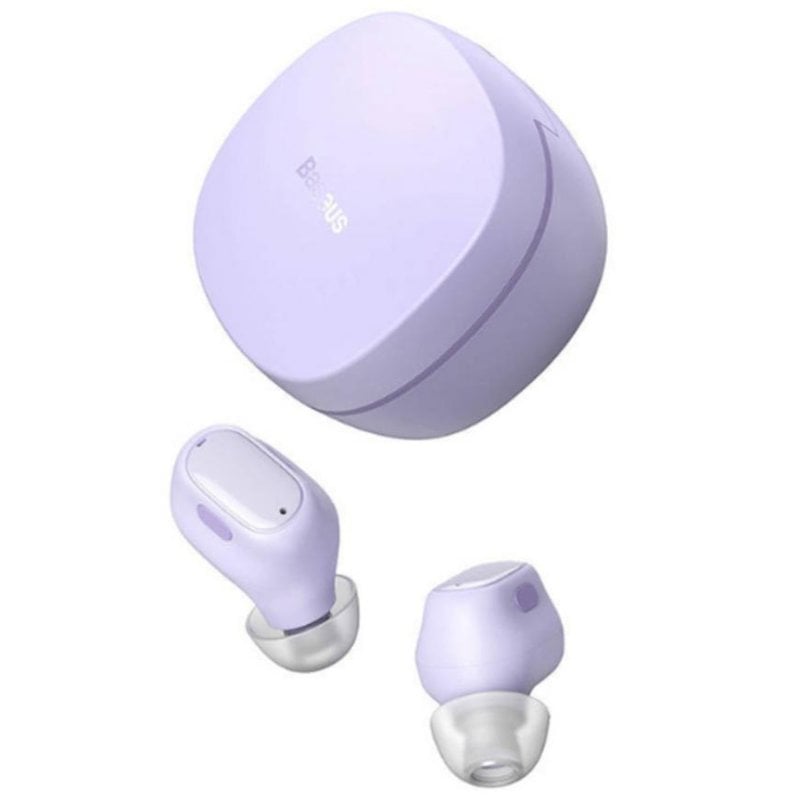 Auriculares Baseus Bowie WM01 sans fil Bluetooth 5.3 pour appels et musique violet
