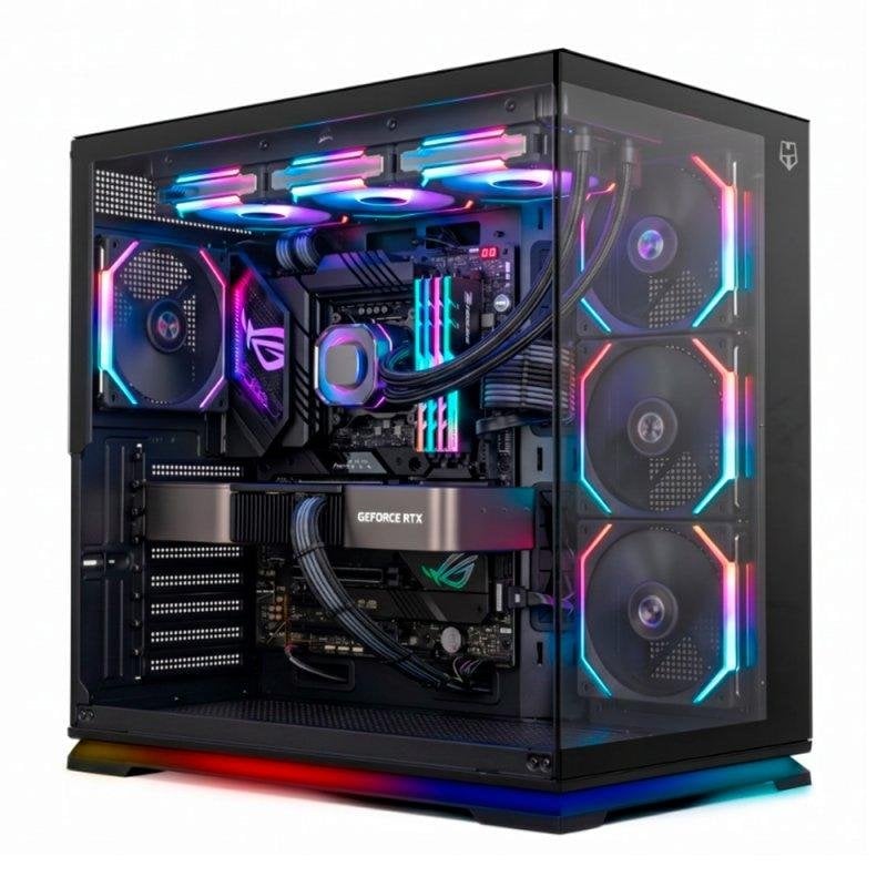 Desktop NeoPC Hummer Galaxy Intel Core i7 14700KF 16GB RTX 5070 480GB SSD Windows 11 Pro caixa preta