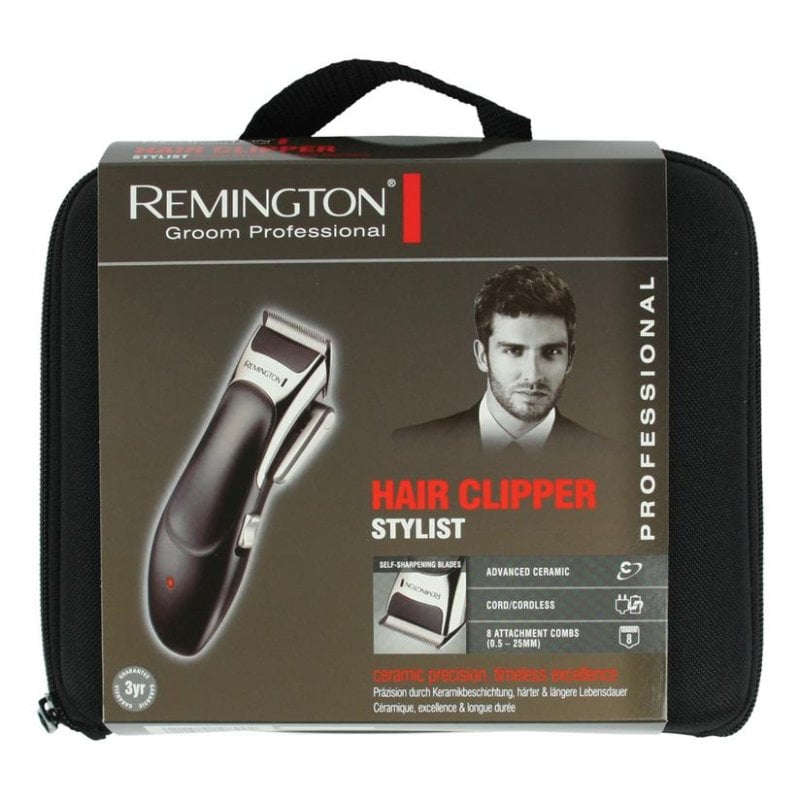 Tondeuse Homme Remington HC363C sans Fil 8 Longueurs 40min 1 Peigne Kit Pro
