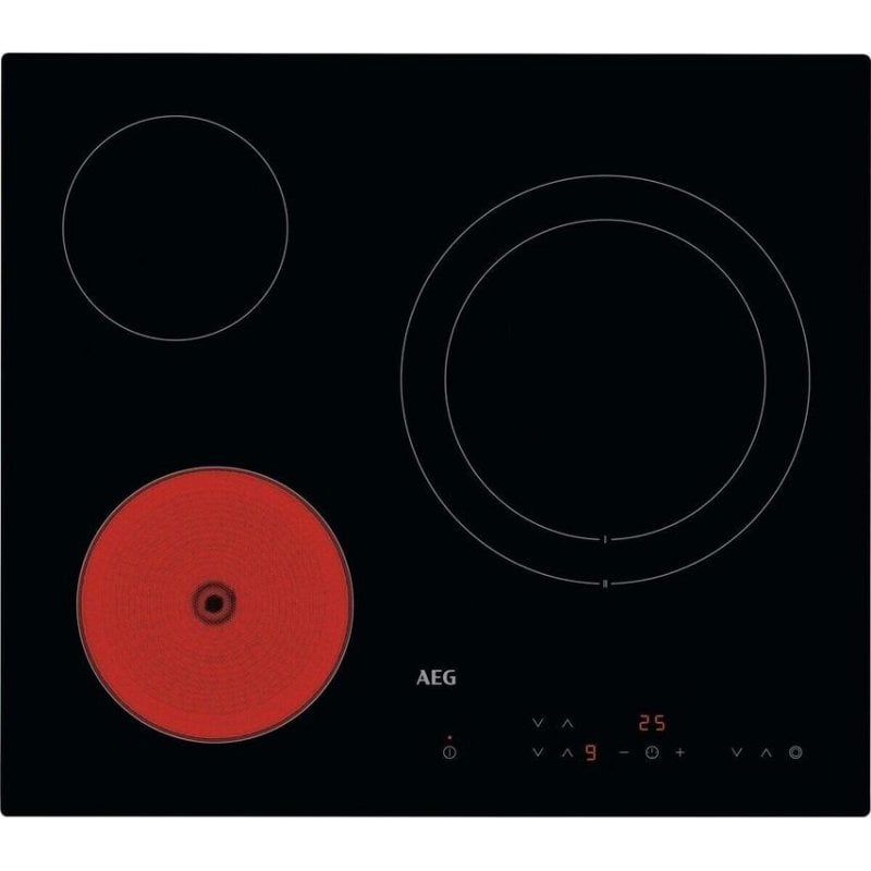Placa Vitrocerâmica AEG TN63RAF2CB 3 Zonas 60 cm Preto