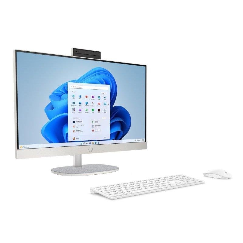 Ordenador Todo en uno HP 24-cr0117ns Intel Core i5-1335U 16GB 512GB SSD Iris Xe 23.8" Windows 11 Home Blanco