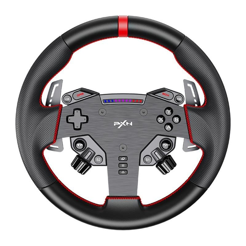 Volante de Gaming PXN W AS 280 mm Negro para PC