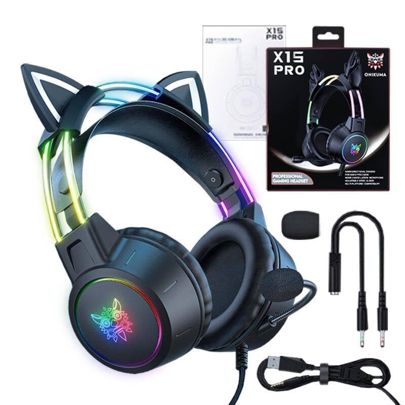 Casque ONIKUMA X15 PRO filaire USB et jack 3 5 mm Gaming RGB