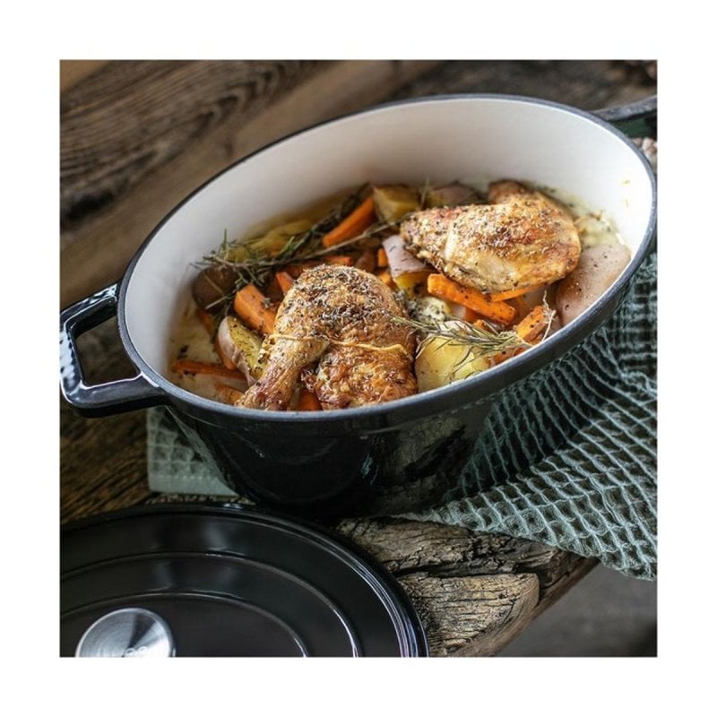 Cocotte ovale en fonte