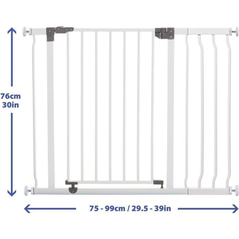 Barrière de sécurité Dreambaby Liberty avec extension 18 cm Blanc