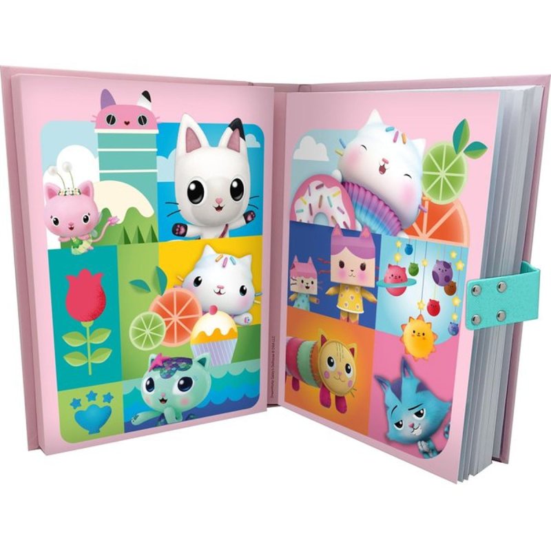Kids Licensing Carnet Secret Gabby's Dollhouse Rose Sonore Code Numérique